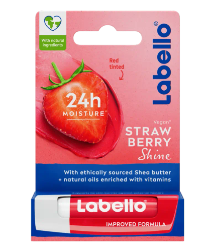 بالم لب Labello Strawberry Shine | رایحه توتفرنگی